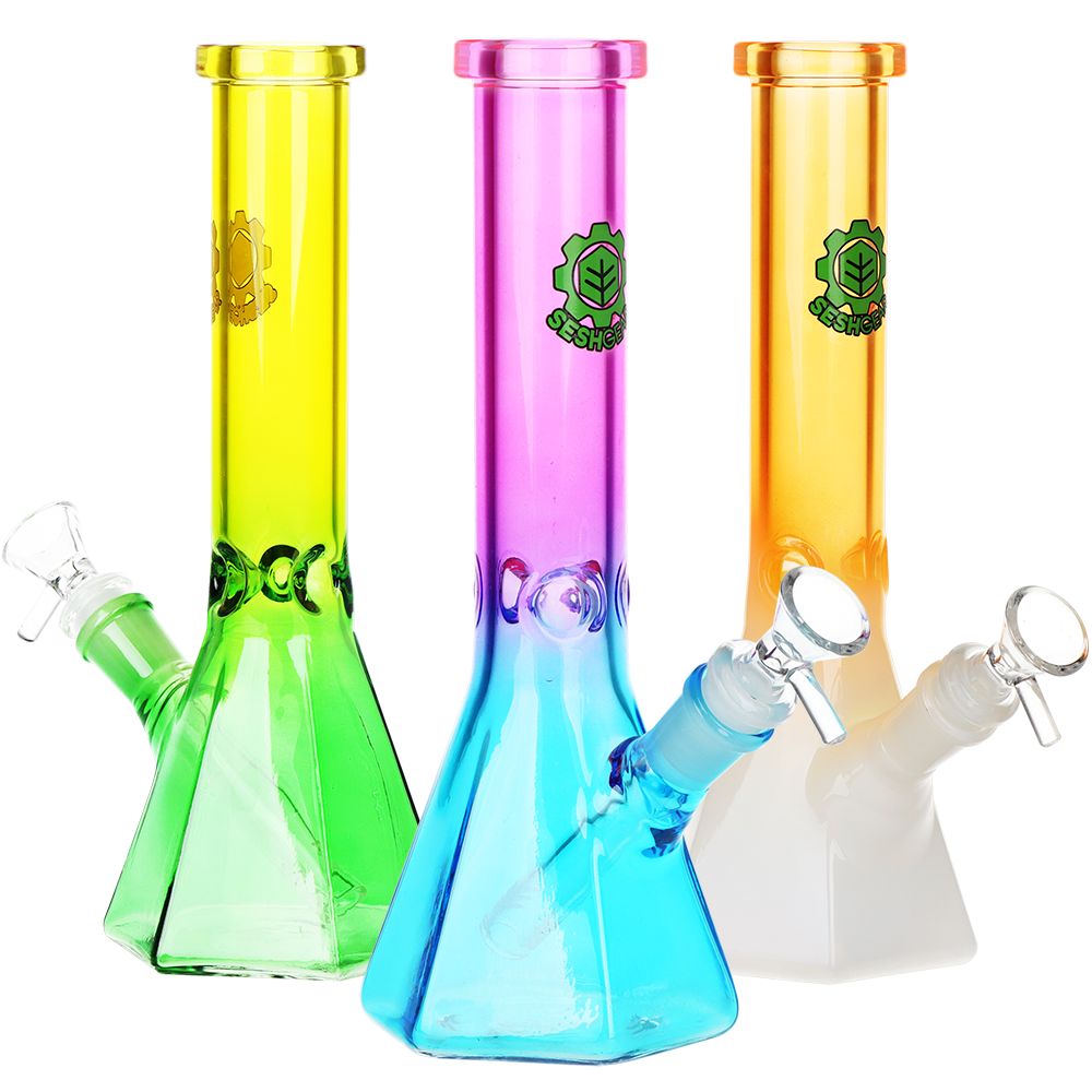 SeshGear Prismatic Bliss Ombre Glass Water Pipe