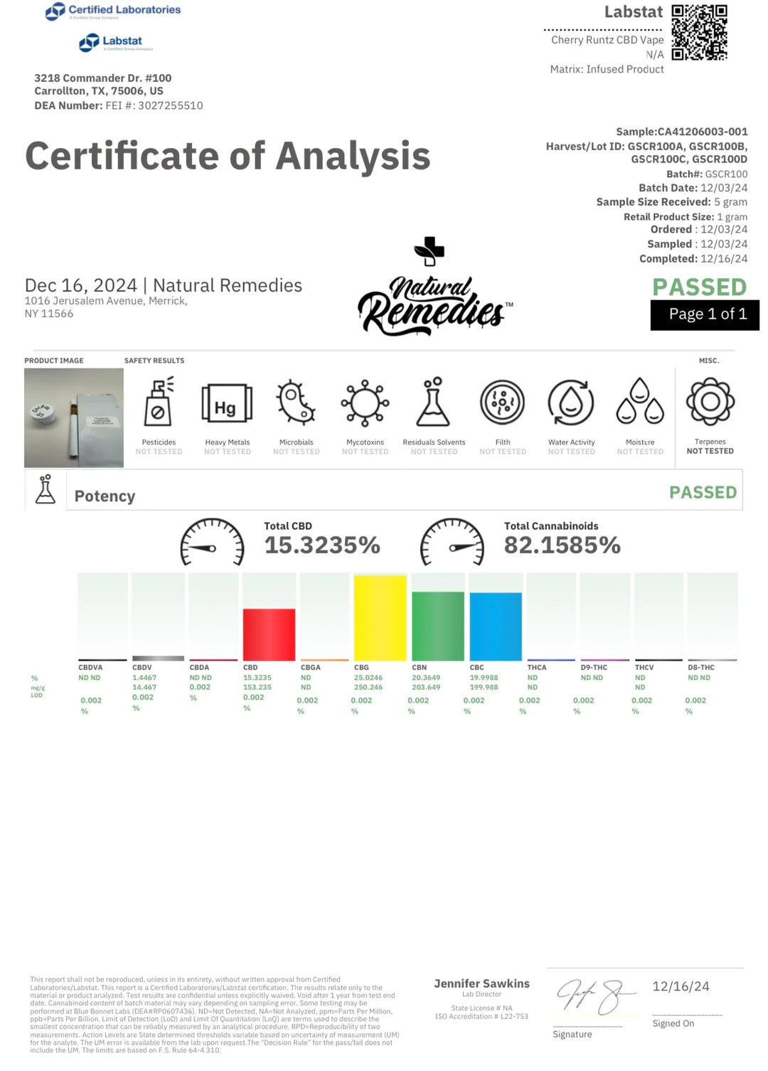 Night Time CBG Uplifting Disposable Vape (1 Gram)