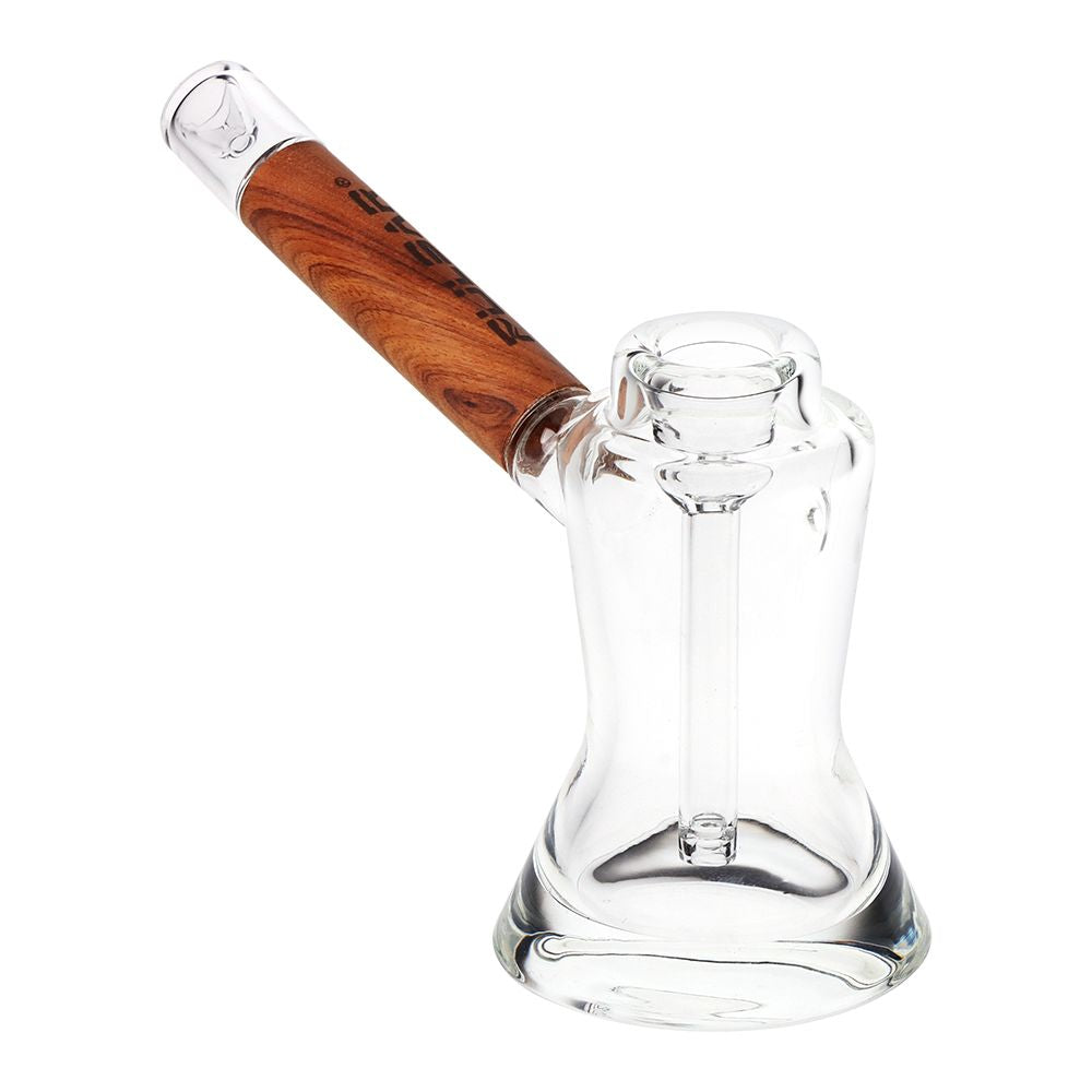 Pulsar Grove Wood on Glass Bubbler