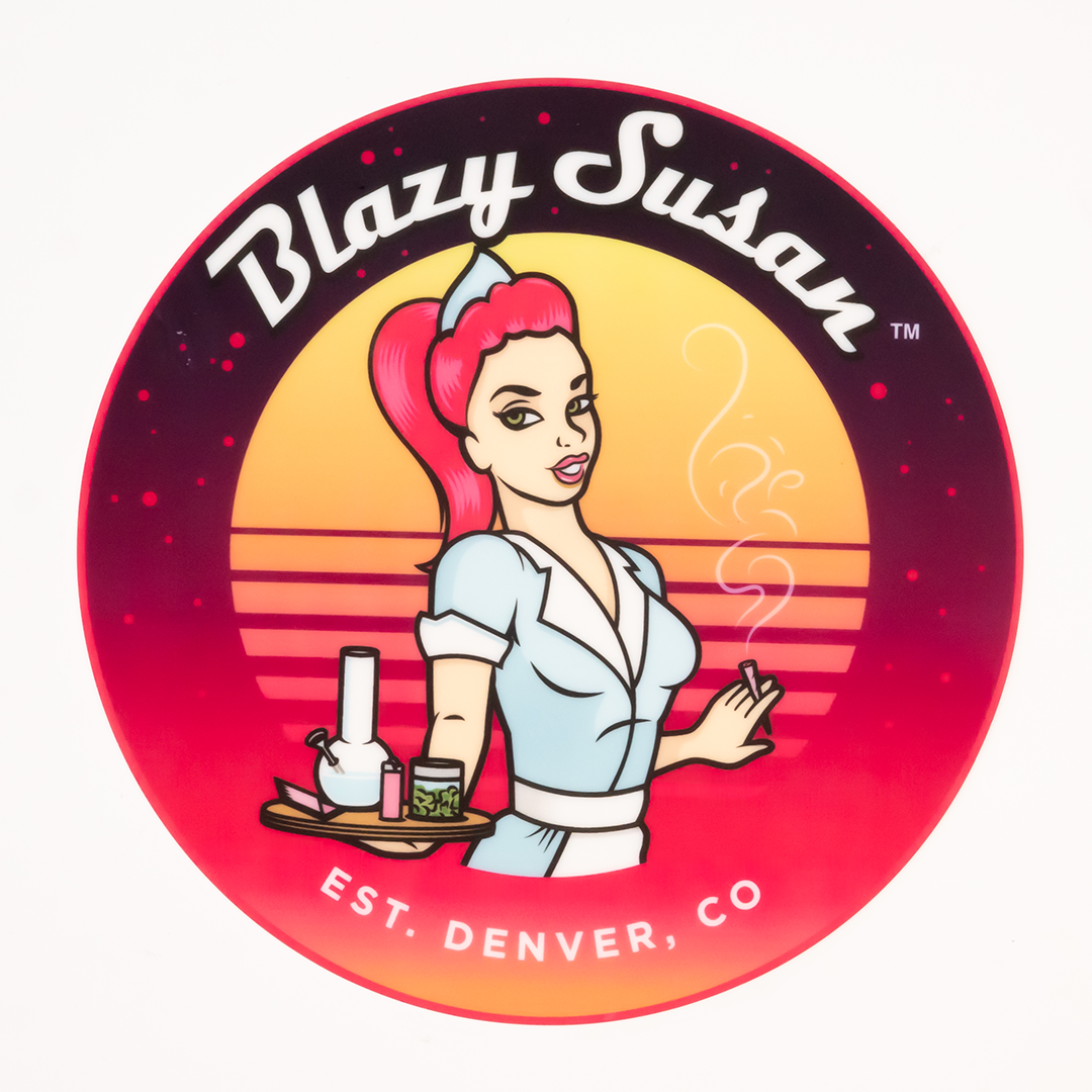 Blazy Susan Spinning Rolling Trays (Various Colors)