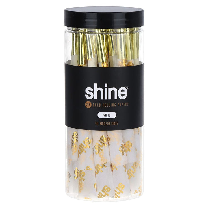 Shine 24K Gold Pre-Rolled Cones King Size (50 cones)