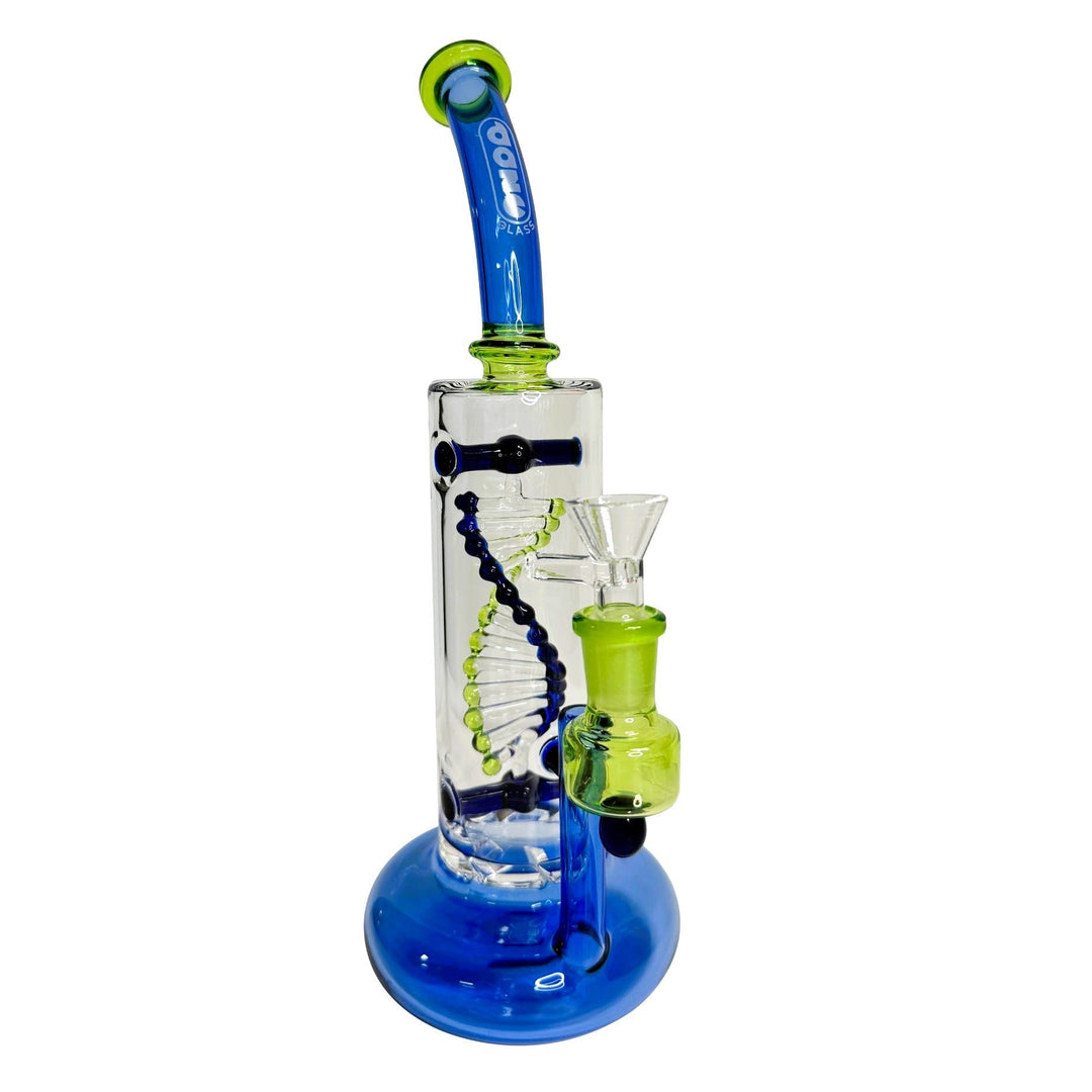 Daze Glass Spinning DNA & Turbine Perc Glass Water Pipe
