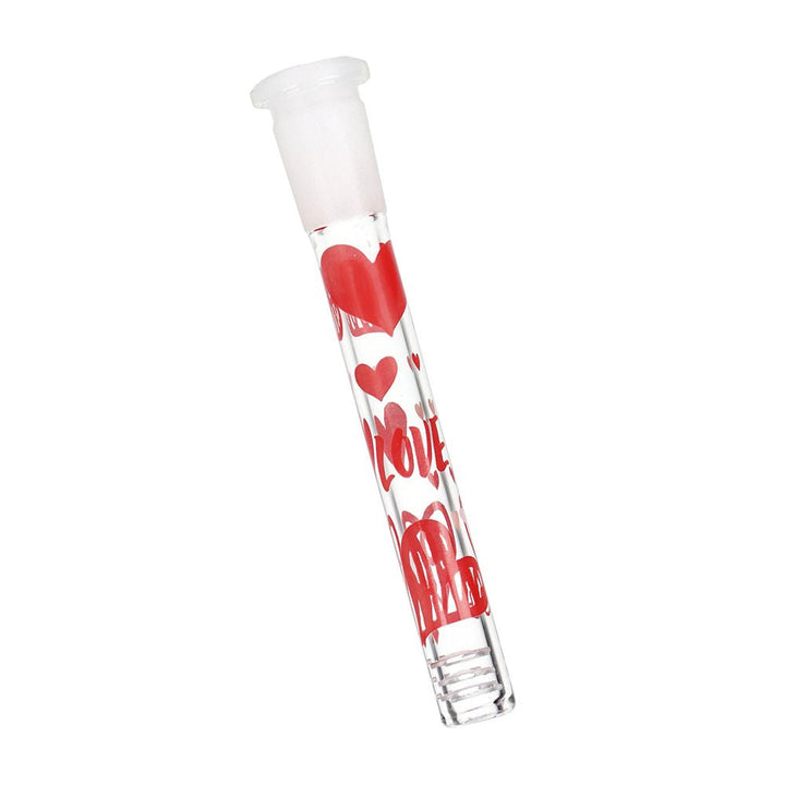 Valentine's Hearts 'n' Roses Glass Herb Pipe Duo