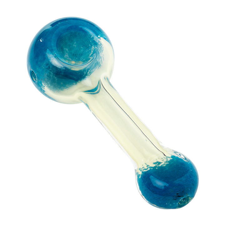 Human Grade Spoon Pipe Model D (Blue Frit)