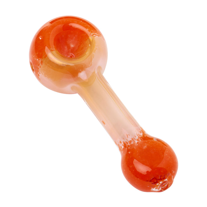Human Grade Spoon Pipe Model D (Orange Frit)