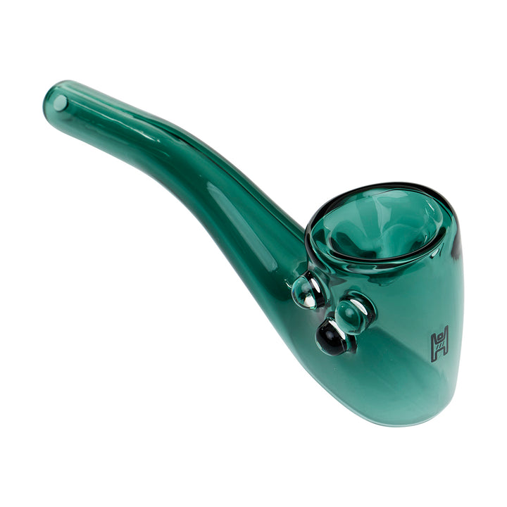 Human Grade Briar Hand Pipe (Lake Green)