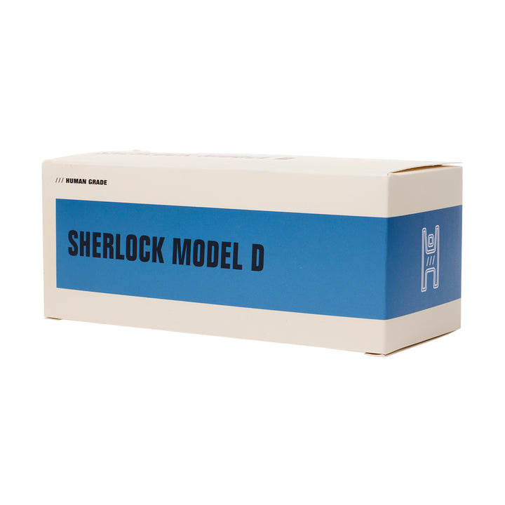 Human Grade Sherlock Model D Pipe (Fumed Silver)