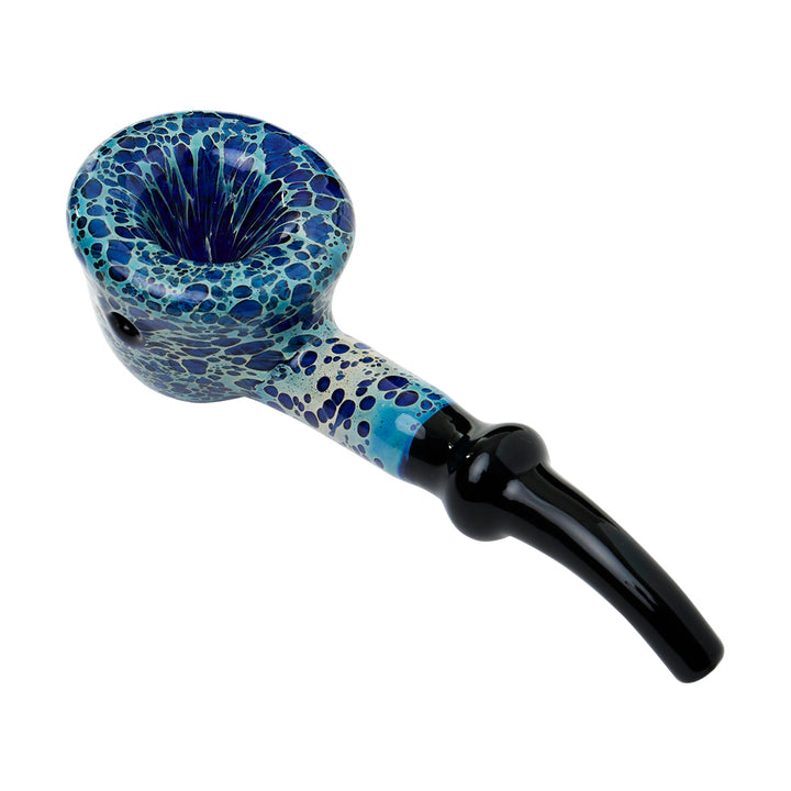 Human Grade Fleur Hand Pipe (Leopard Blue)