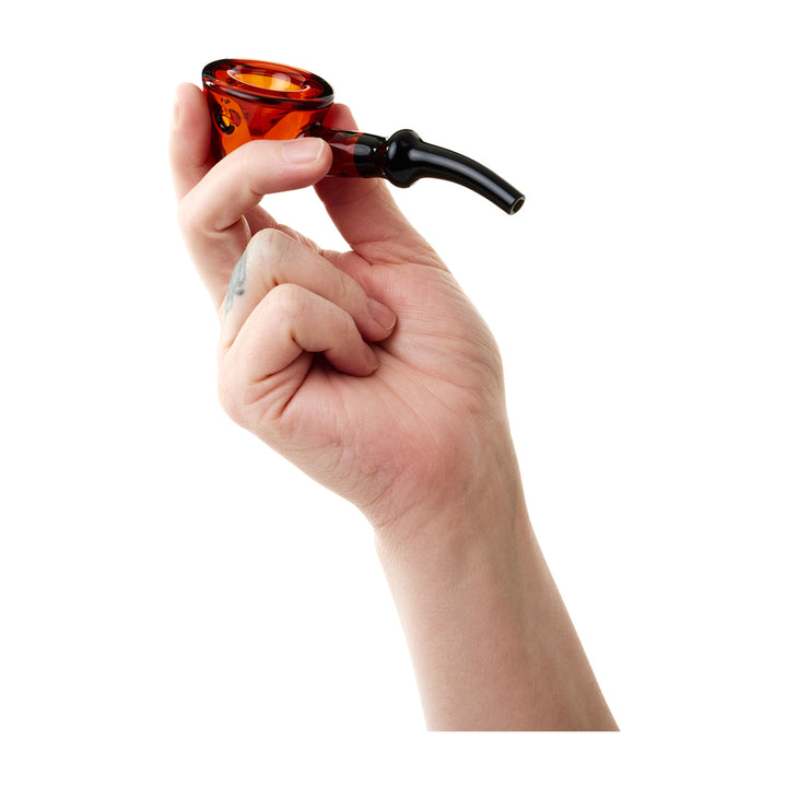 Human Grade Fleur Hand Pipe (Amber)