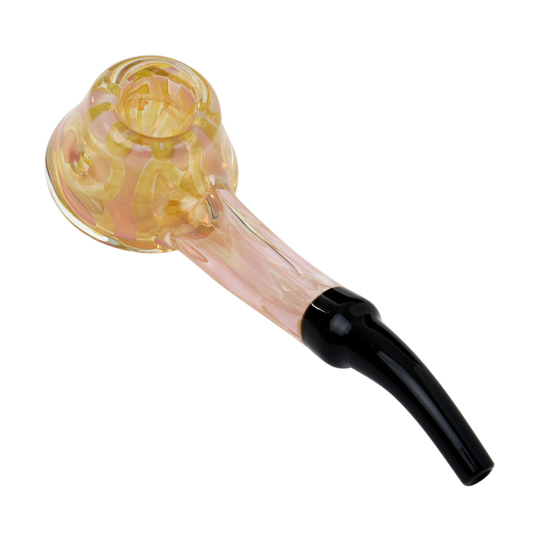 Human Grade Volcano Hand Pipe (Gold Fumed)