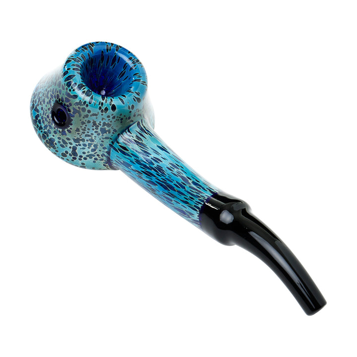Human Grade Volcano Hand Pipe (Leopard Blue)