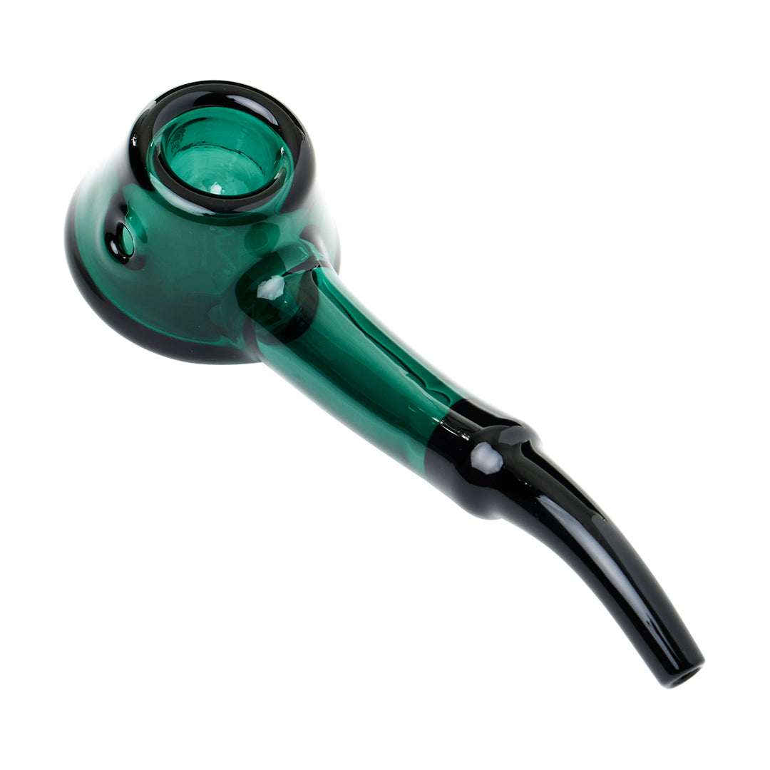 Human Grade Volcano Hand Pipe (Lake Green)