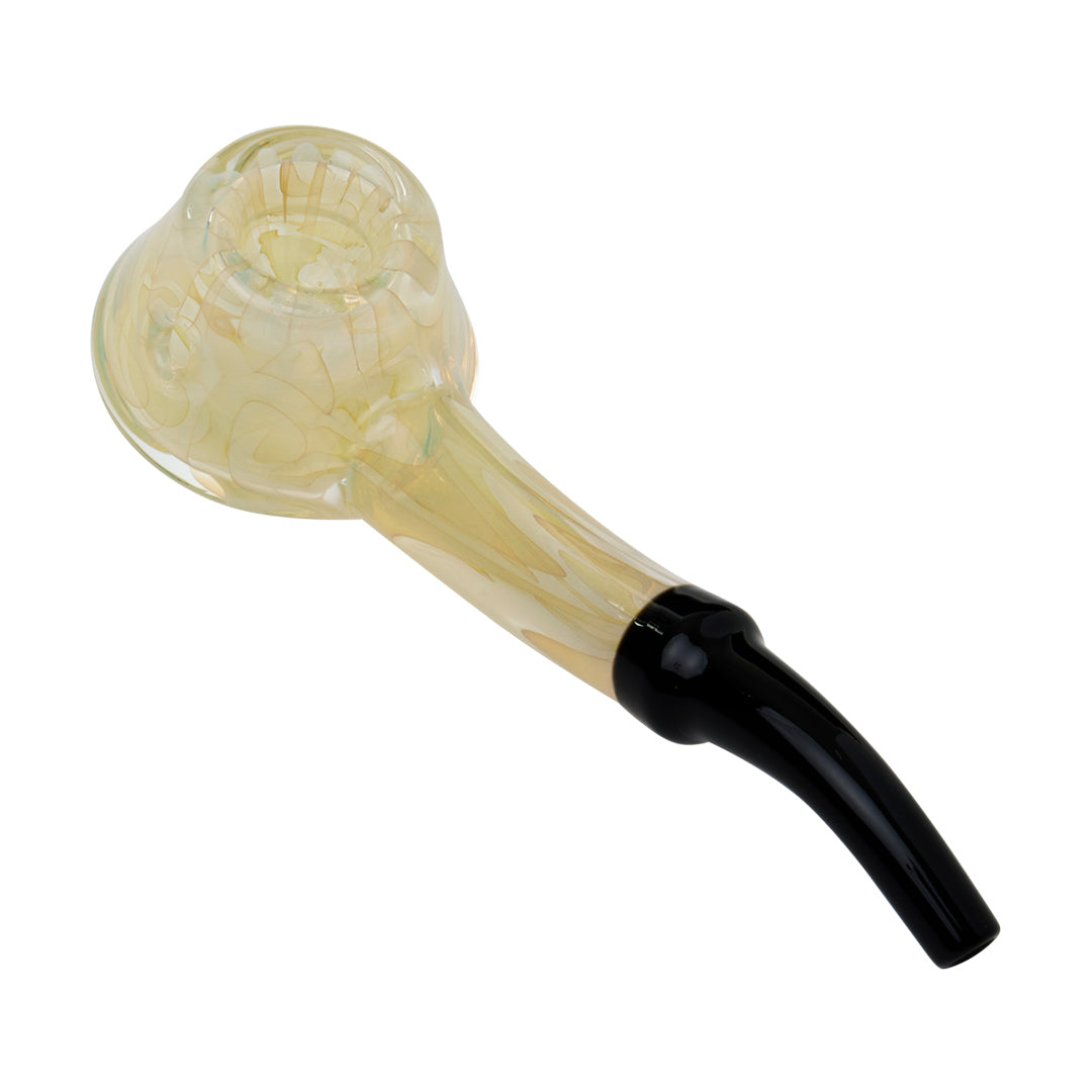 Human Grade Volcano Hand Pipe (Silver Fumed)