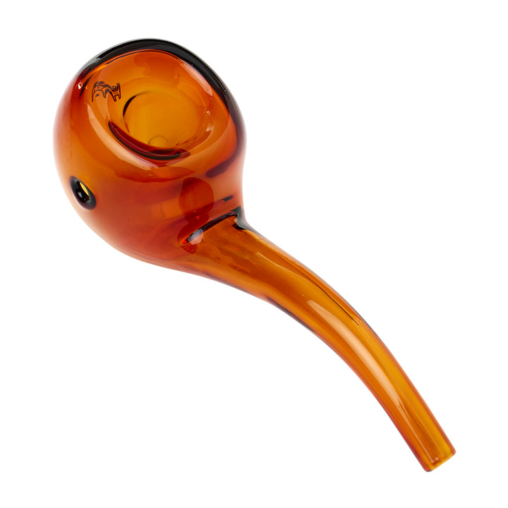 Human Grade Hawkbill Hand Pipe (Amber)