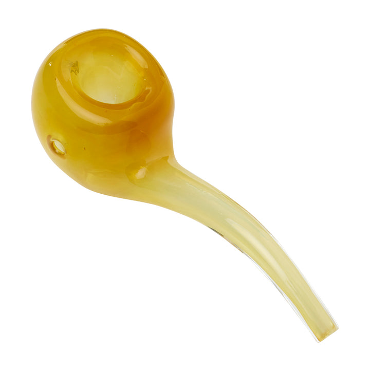 Human Grade Hawkbill Hand Pipe (Silver Fumed)