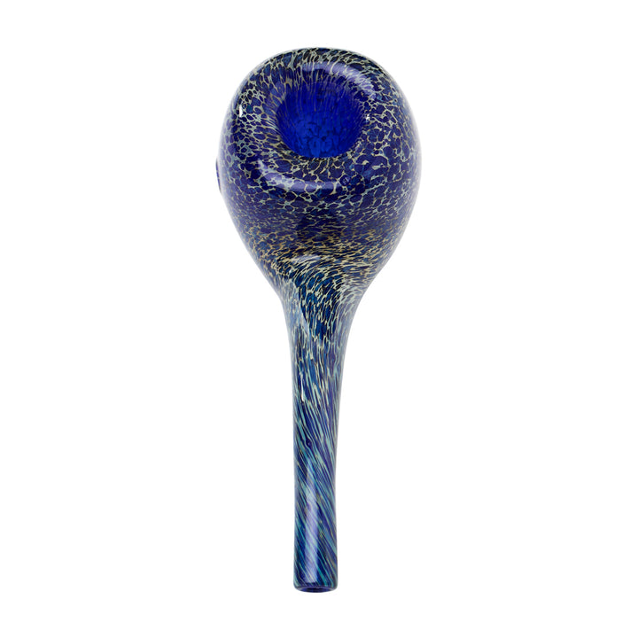 Human Grade Hawkbill Hand Pipe (Leopard Blue)