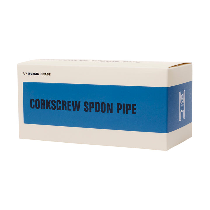 Human Grade Corkscrew Hand Pipe (Green)