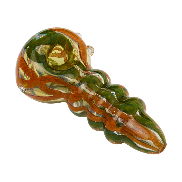 Human Grade 2Canez Hand Pipe (Green & Orange)