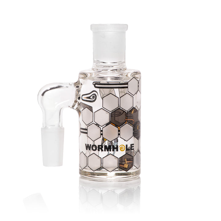 Wormhole Glass Robo Bees Dry Ash Catcher