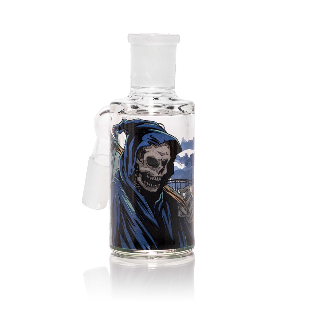 Wormhole Glass Reaper Dry Ash Catcher (45°)