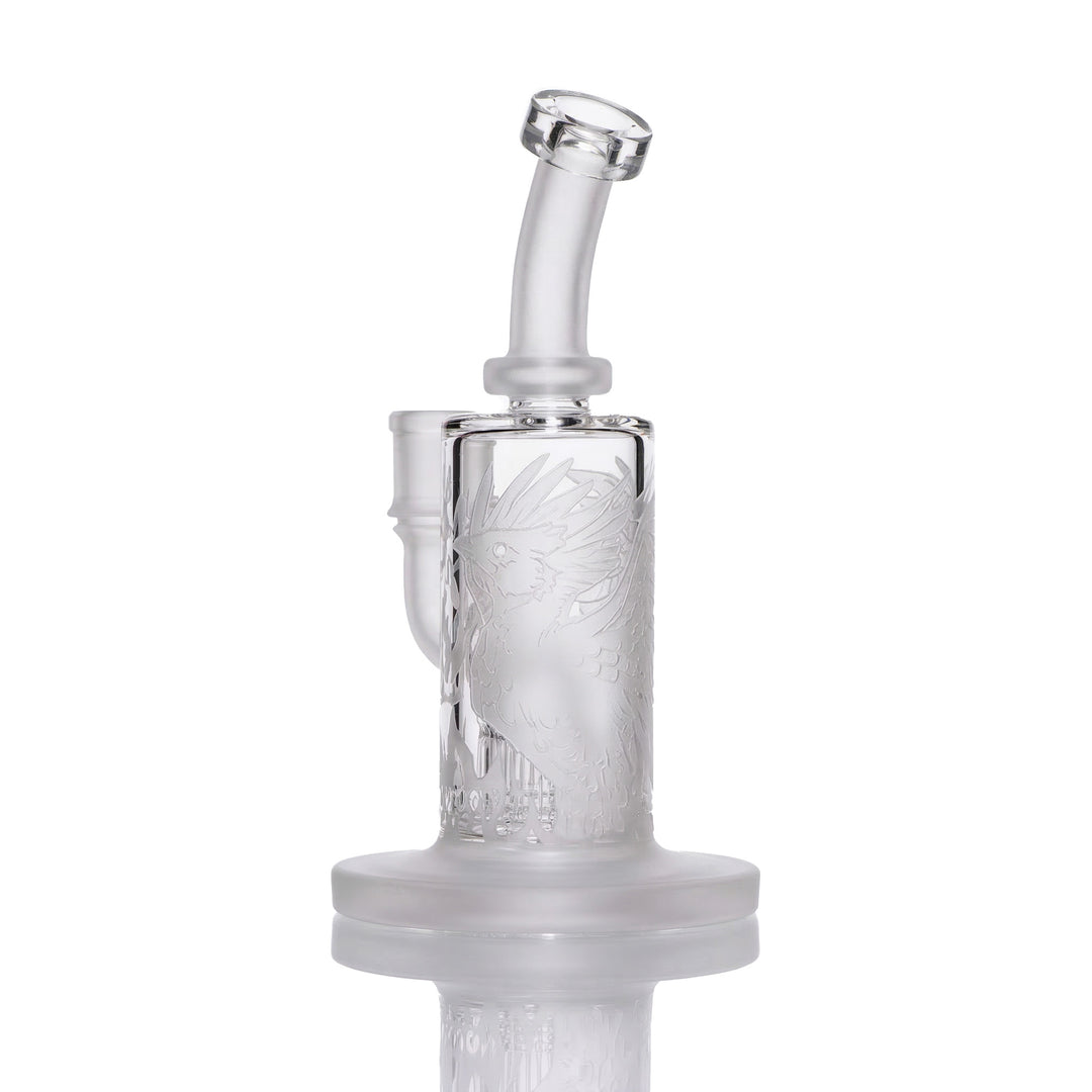 Milky Way Glass Phoenix Dab Rig (Clear)