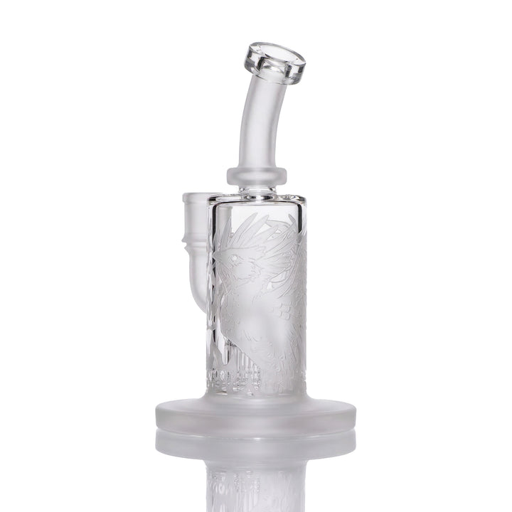 Milky Way Glass Phoenix Dab Rig (Clear)
