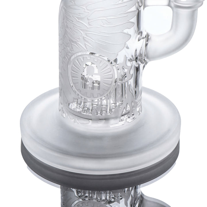 Milky Way Glass Phoenix Dab Rig (Clear)