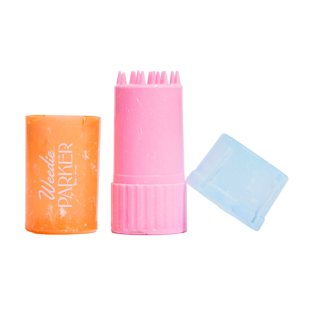 Edie Parker Grinder + Storage Case (Orange Marble)
