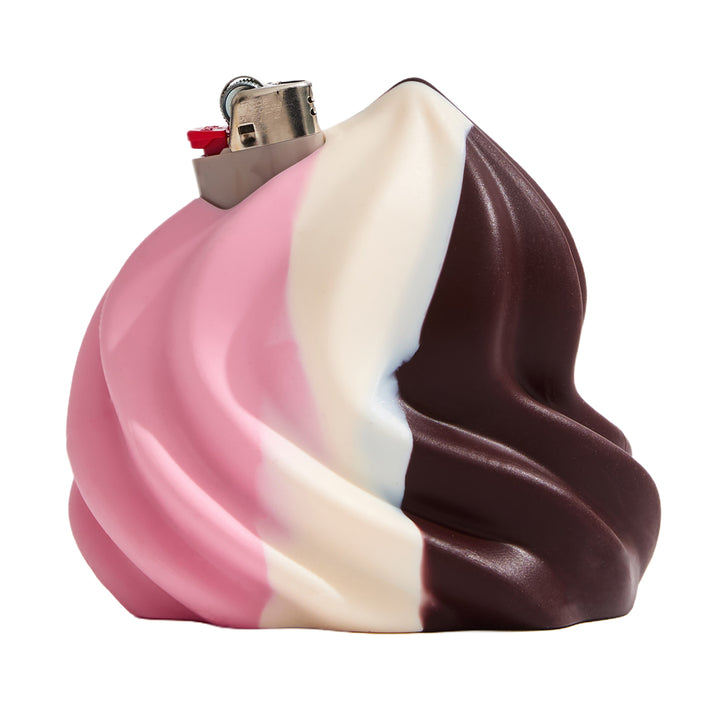 Edie Parker Soft Serve Lighter Holder (Neopolitan)