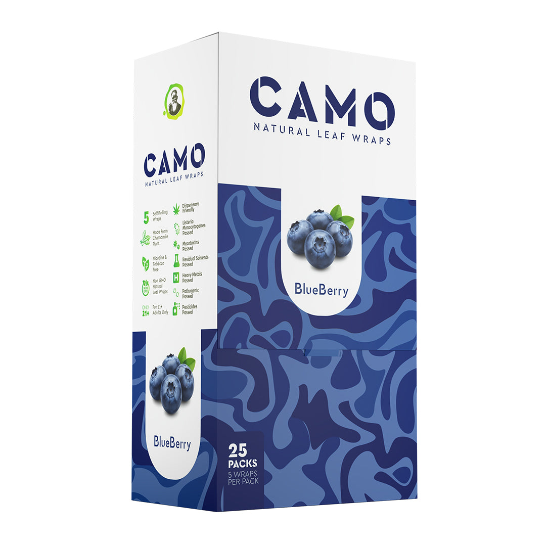 Blueberry Chamomile Leaf Wraps (125 wraps/box)