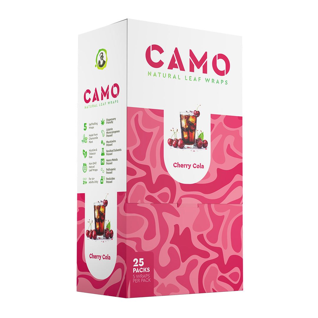 Cherry Cola Chamomile Leaf Wraps (125 wraps/box)