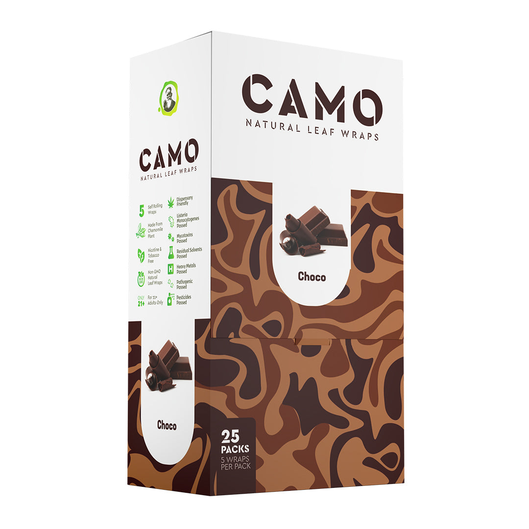 Choco Chamomile Leaf Wraps (125 wraps/box)