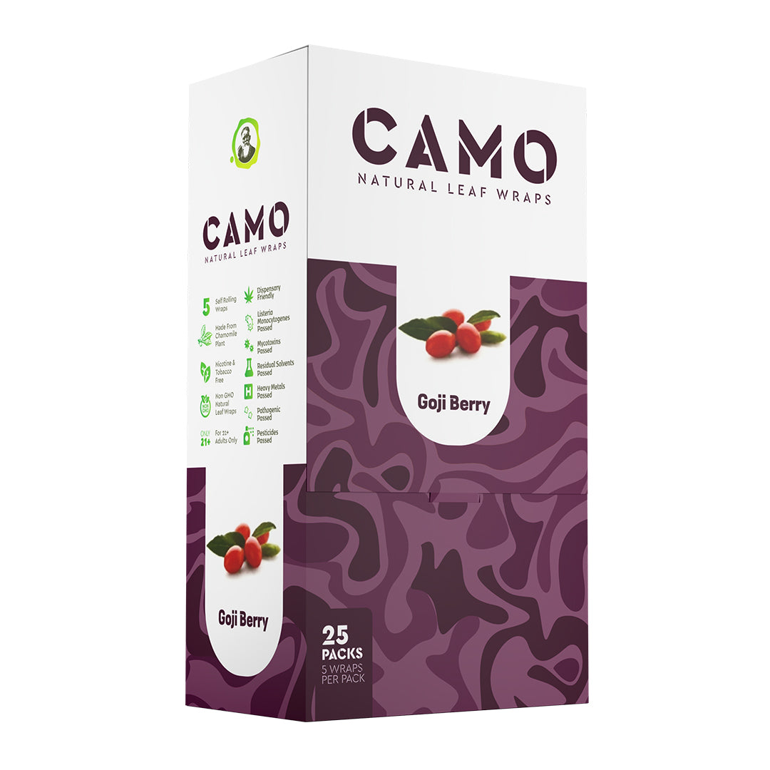 Goji Berry Chamomile Leaf Wraps (125 wraps/box)