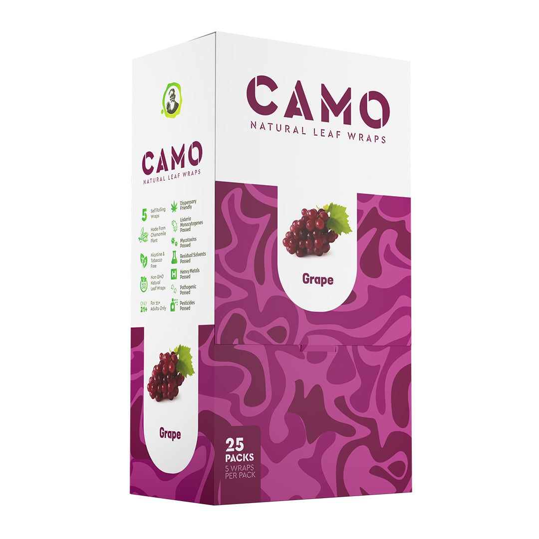 Grape Chamomile Leaf Wraps (125 wraps/box)