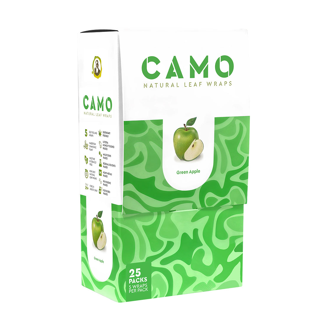 Green Apple Chamomile Leaf Wraps (125 wraps/box)
