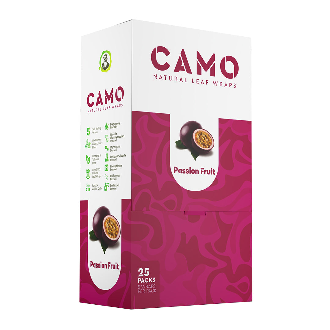 Passionfruit Chamomile Leaf Wraps (125 wraps/box)