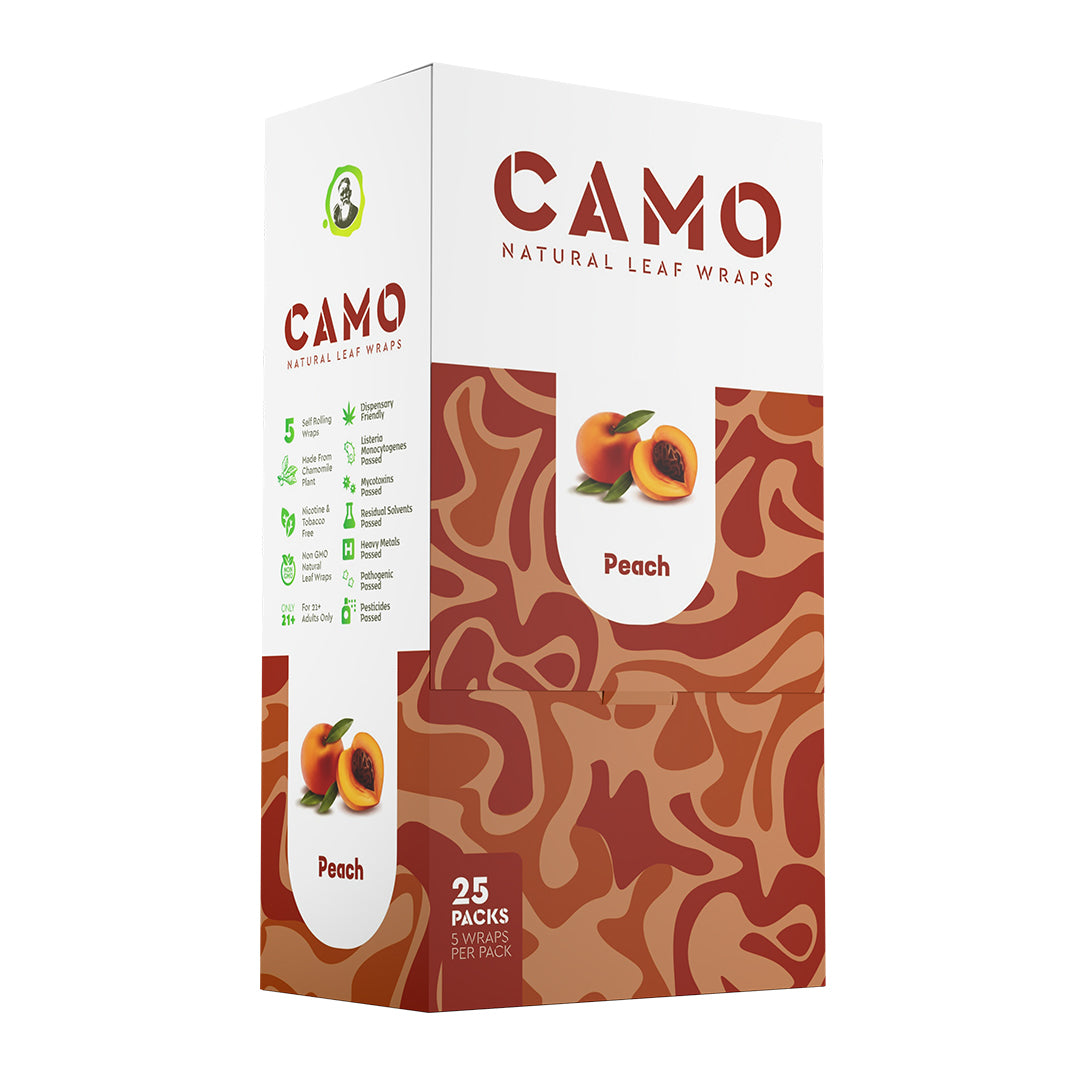 Peach Chamomile Leaf Wraps (125 wraps/box)