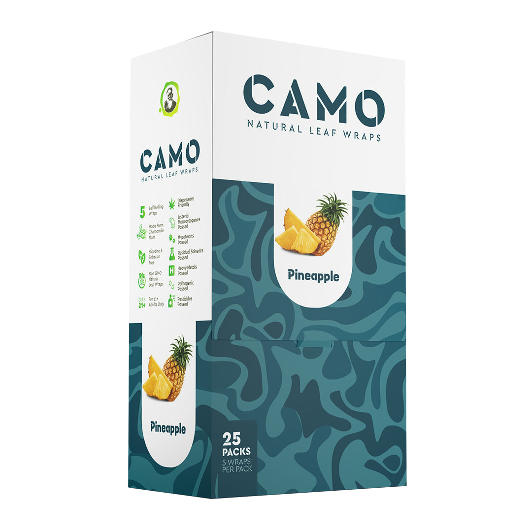 Pineapple Chamomile Leaf Wraps (125 wraps/box)