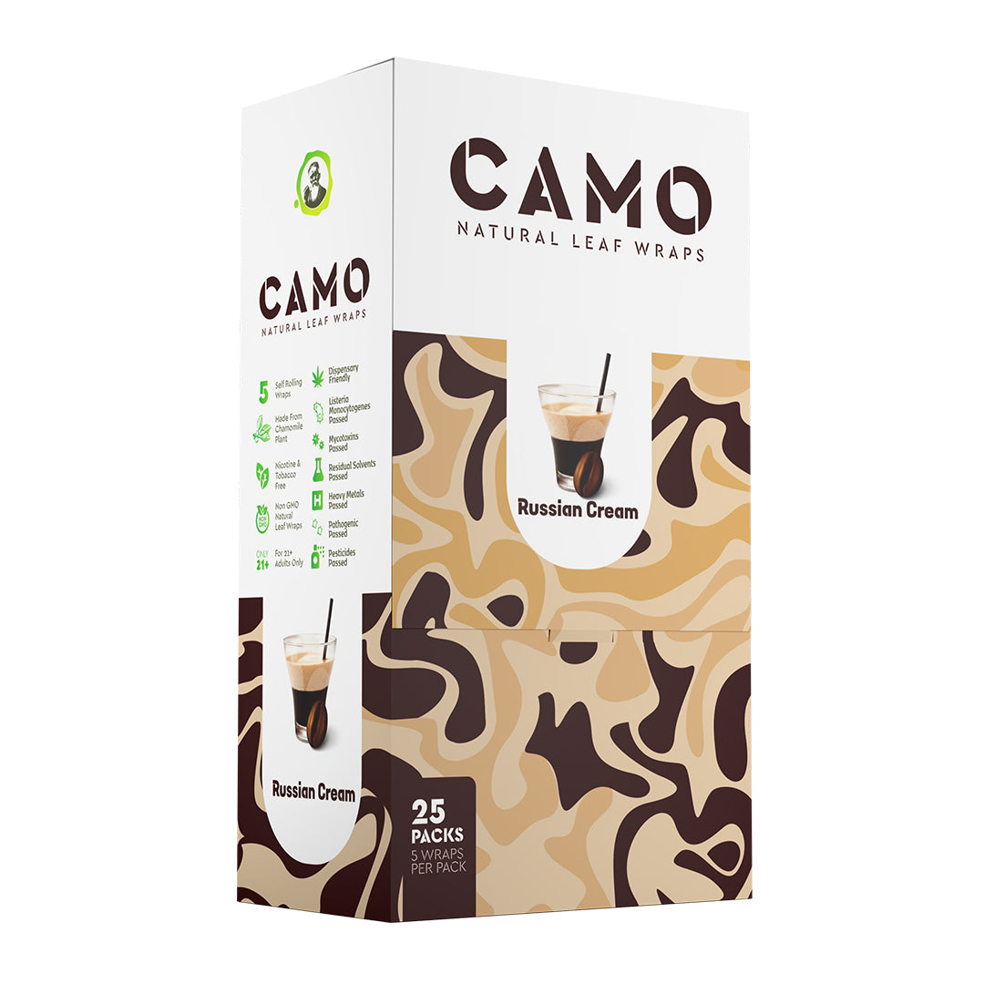 Russian Cream Chamomile Leaf Wraps (125 wraps/box)