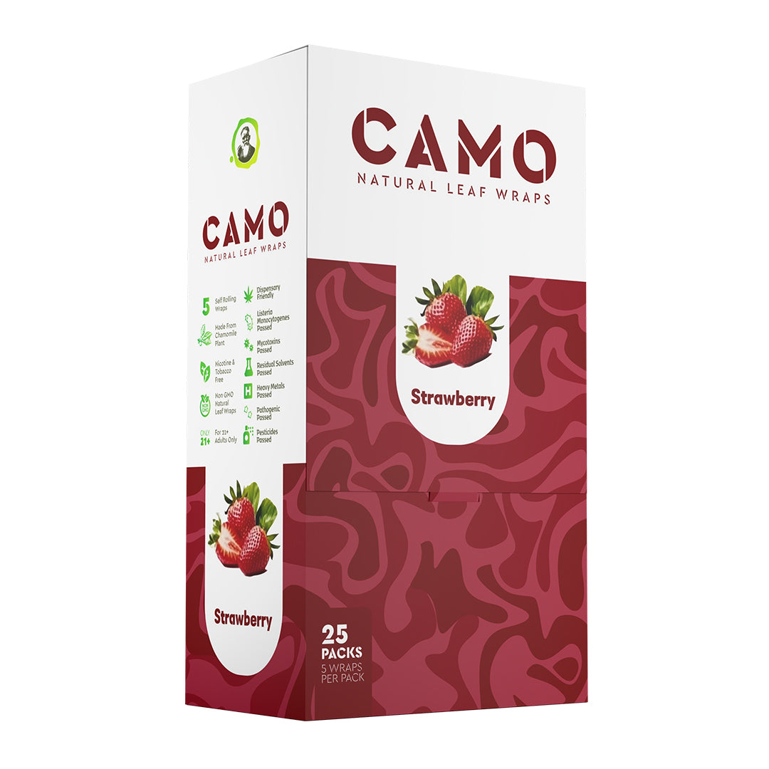 Strawberry Chamomile Leaf Wraps (125 wraps/box)