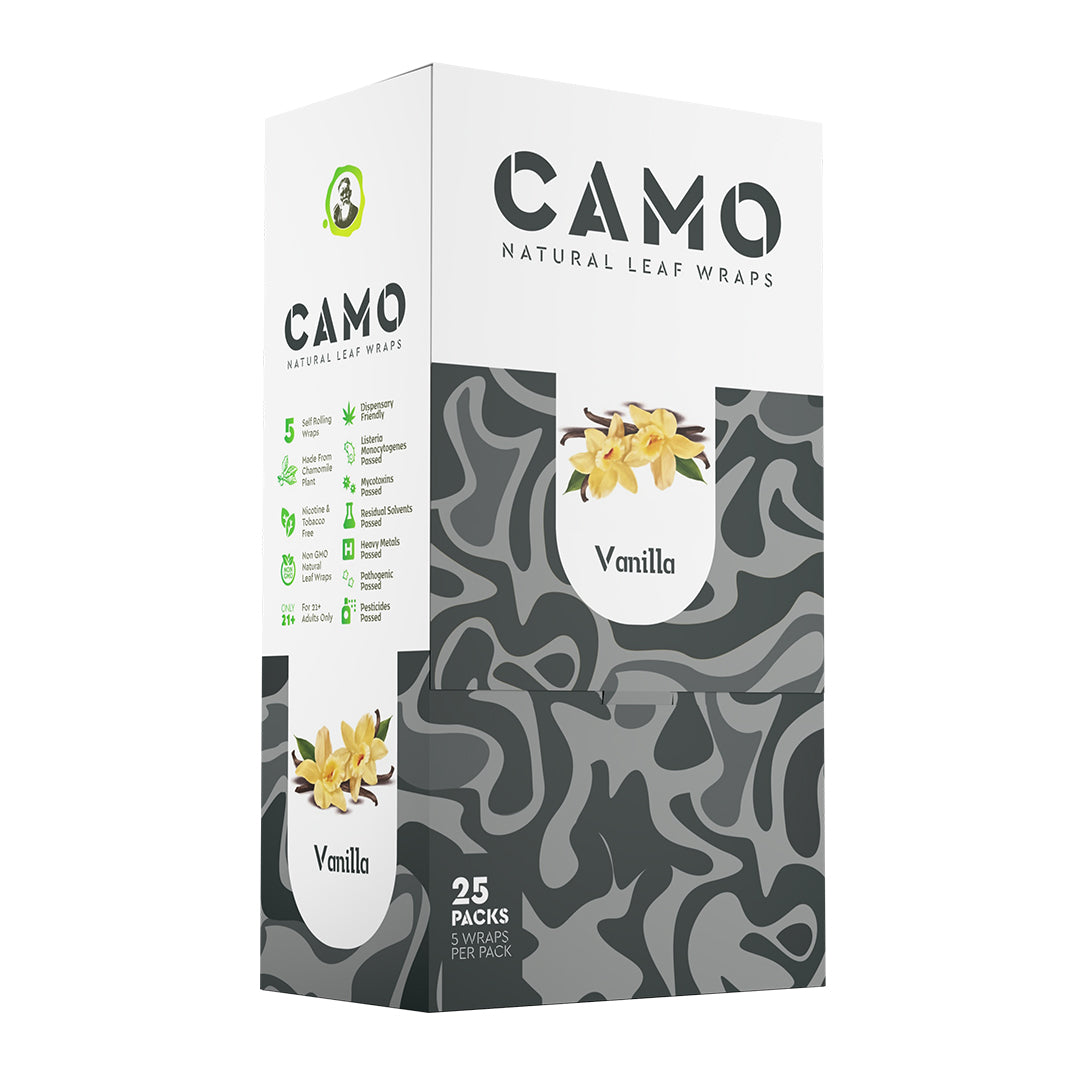 Vanilla Chamomile Leaf Wraps (125 wraps/box)