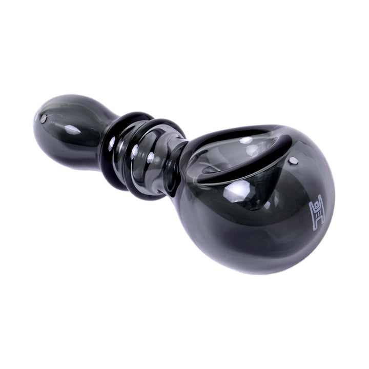 Human Grade Double Ring Spoon Hand Pipe (Smoke)