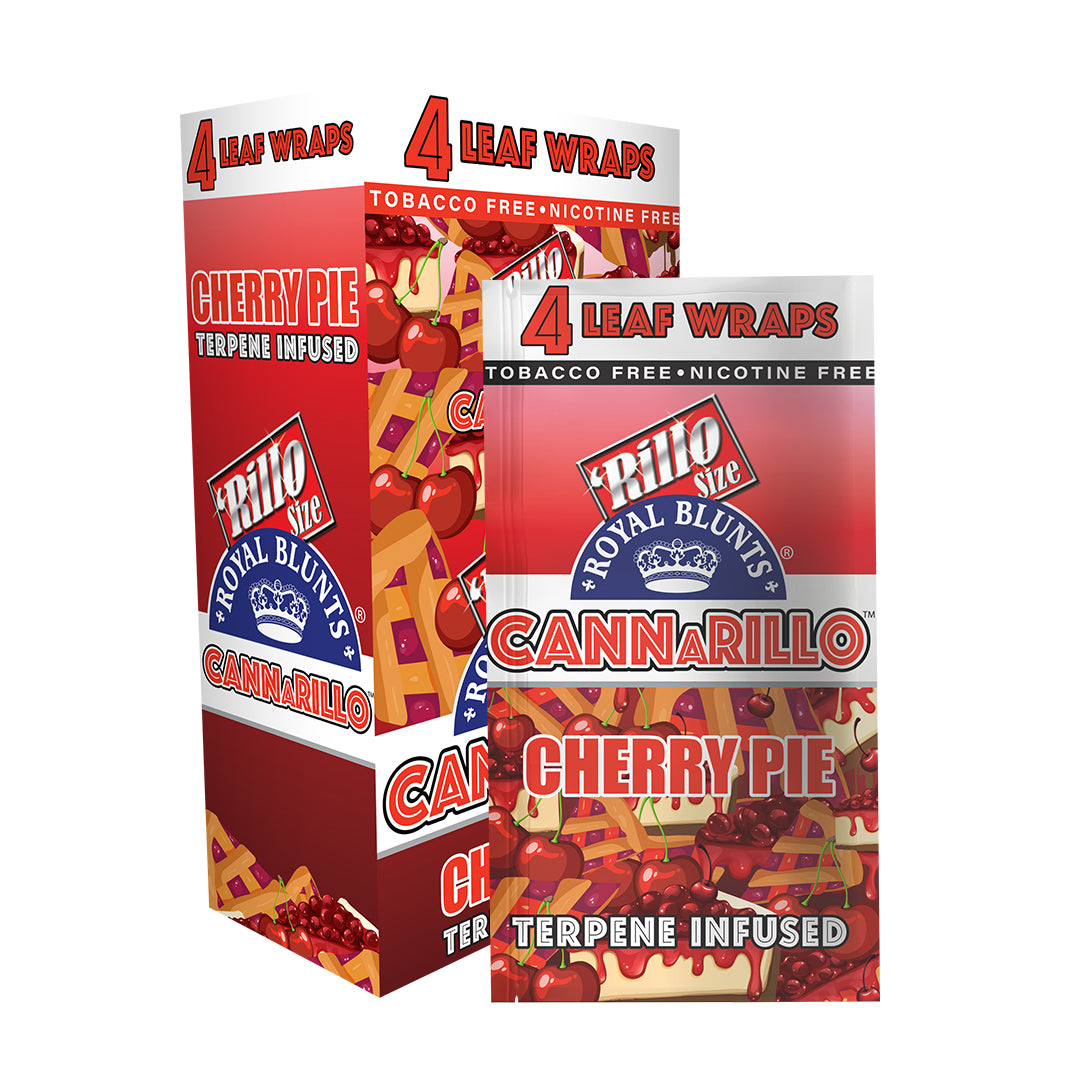 Royal Blunts Canarillo Tea Leaf Wraps (Cherry Pie) (100 Wraps)