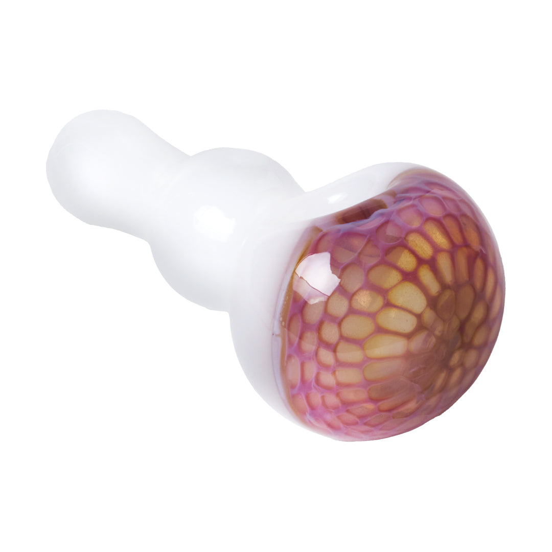 Human Grade Spoon Hand Pipe Model C (White Pink)