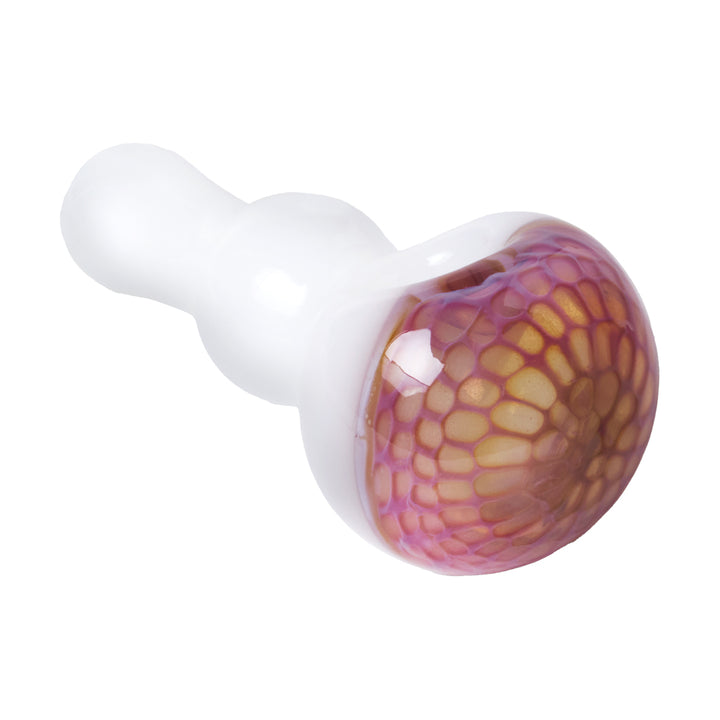 Human Grade Spoon Hand Pipe Model C (White Pink)
