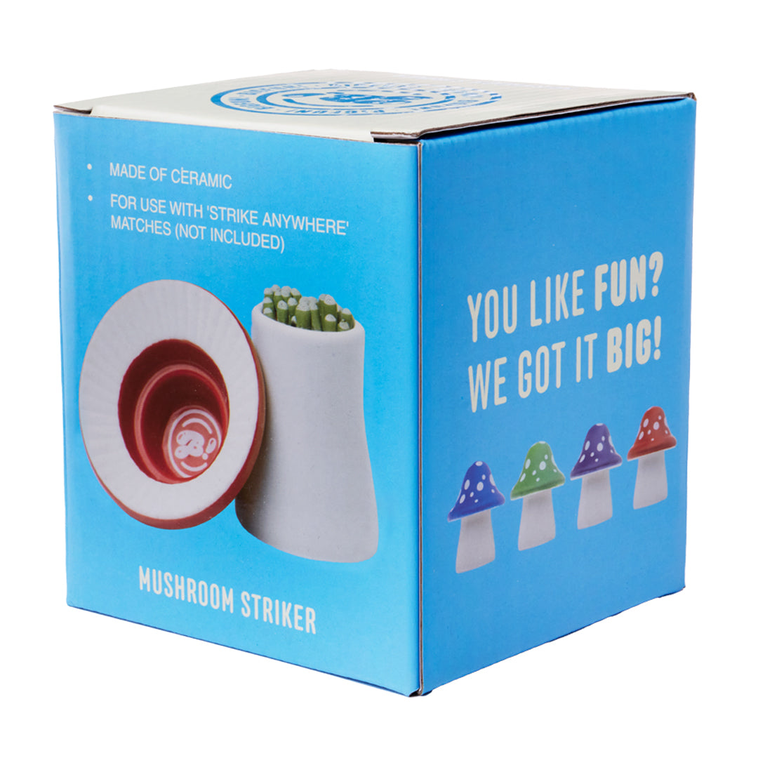Big Fun Mushroom Match Striker (Red)