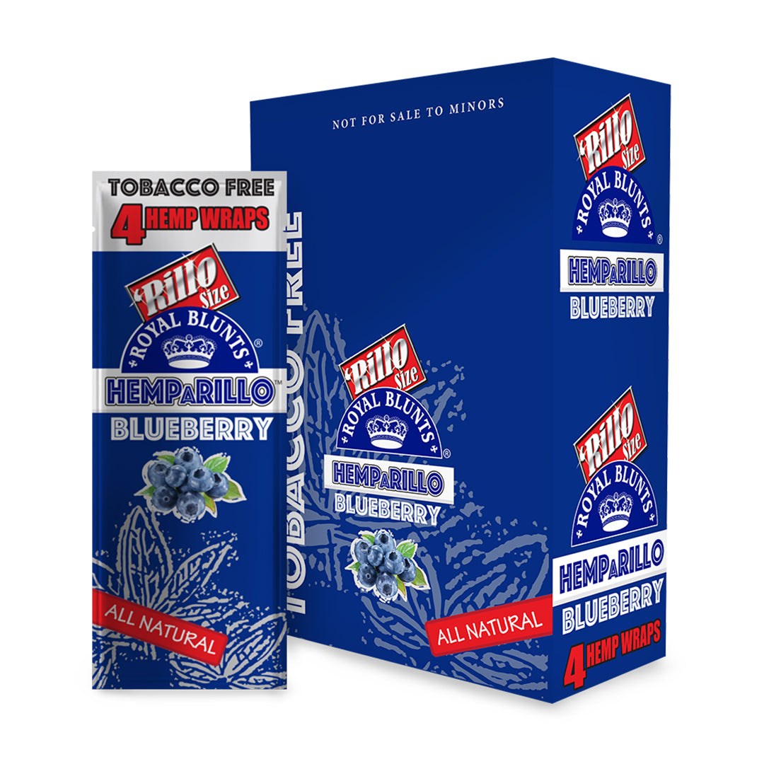 Royal Blunts Hemparillo Wraps (Blueberry) (60 Wraps)