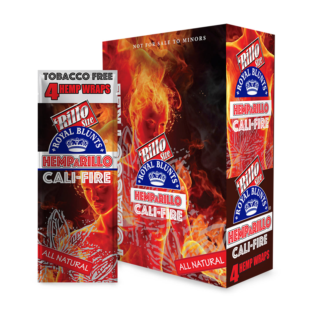 Royal Blunts Hemparillo Wraps (Cali Fire) (60 Wraps)