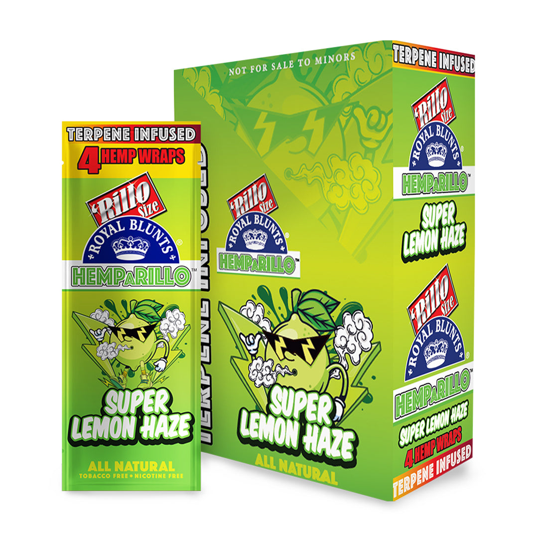 Royal Blunts Hemparillo Wraps (Super Lemon Haze) (60 Wraps)
