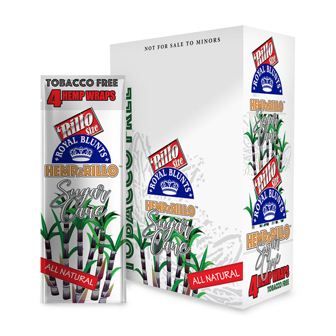 Royal Blunts Hemparillo Wraps (Sugar Cane) (60 Wraps)